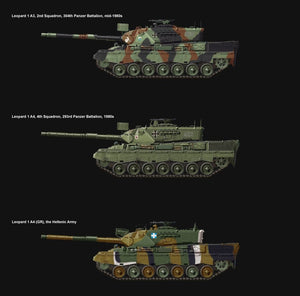 Meng Model TS-007 GERMAN MAIN BATTLE TANK LEOPARD 1 A3/A4 1/35 – imagen 11