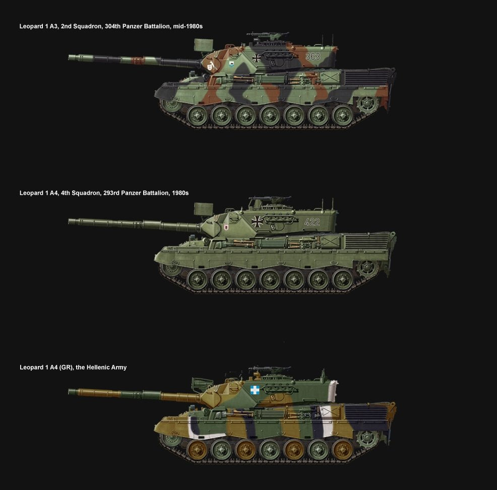 Meng Model TS-007 GERMAN MAIN BATTLE TANK LEOPARD 1 A3/A4 1/35 – imagen 11