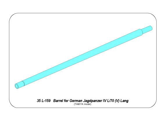 Aber 35L-159 Barrel for German Jagdpanzer IV L/70 (V) Lang 1/35 – Bild 8