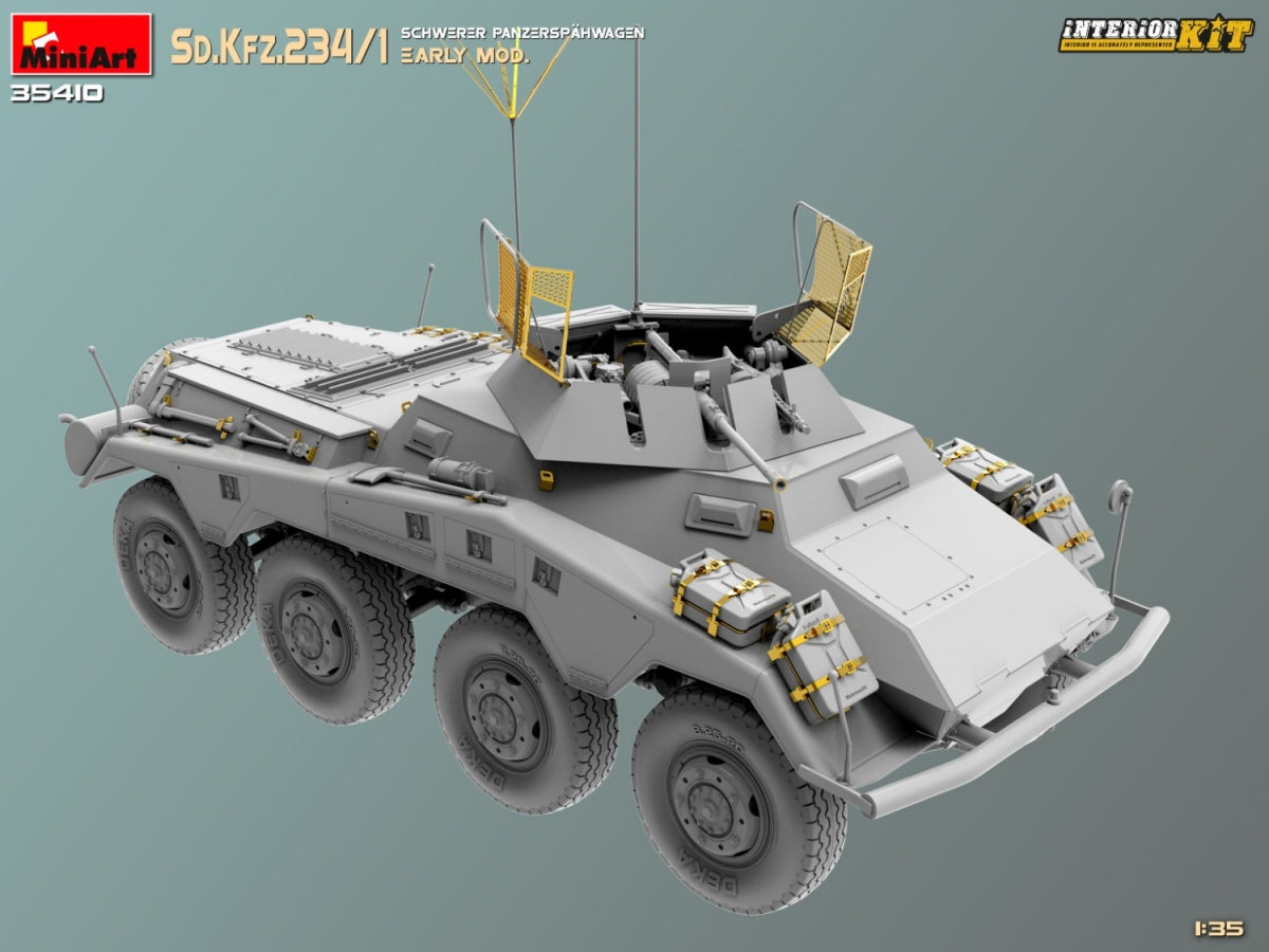 MiniArt 35410 Sd.Kfz.234/1 Schwerer Panzerspahwagen. EARLY MOD. INTERIOR KIT 1/35 – image 4