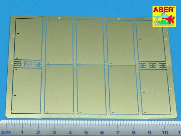 Aber 35A028 Side skirts for Panther Ausf.G and Jagdpanther – Bild 2