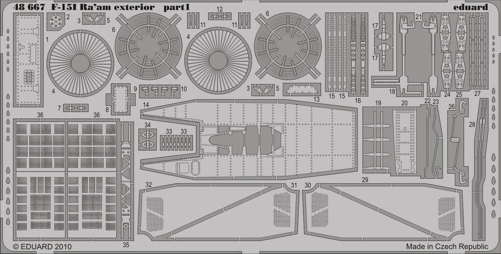 Eduard 48667 F-15I RaaM exterior 1/48 Academy – image 2
