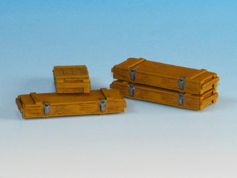 Eureka XXL E-016 Wooden Ammo Boxes for 7.5 cm Pak 40 1/35 – Bild 4