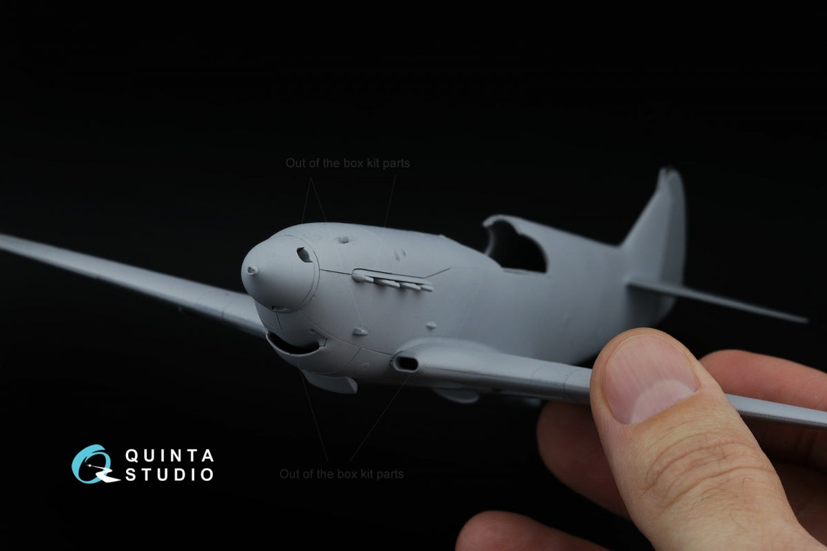 Quinta Studio QT48067 LaGG-3 series 66 Radiators cowls and spinner (Zvezda) 1/48 – image 3