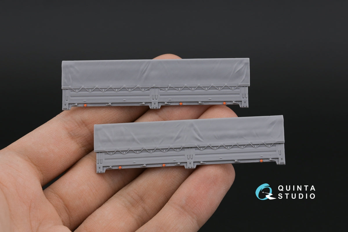 Quinta Studio QD72145 KAMAZ-5350 3D-Printed colored Interior on decal paper (Zvezda) 1/72 – image 11