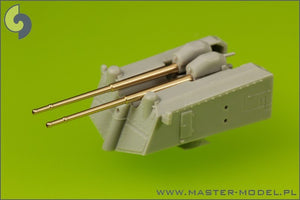 Master SM-200-007 German battleship Bismarck - secondary and heavy AA armament barrels - 15cm (12 pcs), 10.5 cm (16 pcs) – Bild 4