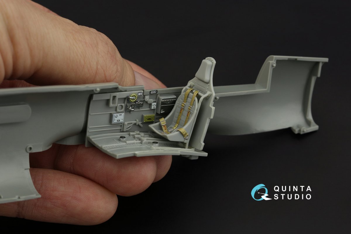Quinta Studio QD48317 P-40E/K 3D-Printed &amp;amp; colored Interior on decal paper (Hasegawa) 1/48 – Bild 10