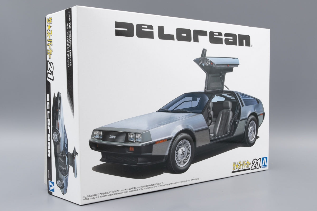 Aoshima 06435 The Super Car &amp;#39;82 DeLorean DMC-12 1/24 – image 2
