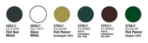 Italeri 433AP Military German Army II World War (6 Acrylic Paints Set) – image 2