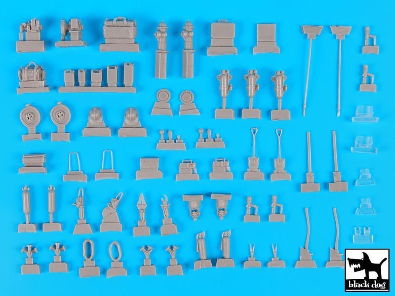 Black Dog T35144 Firefighters equipment accessories set 1/35 – Bild 6