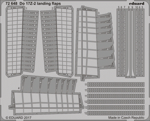 Eduard 72648 For 17Z-2 landing flaps ICM 1/72