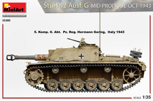 MiniArt 35385 StuH 42 Ausf. G MID PRODUCED BY JUL-OCT 1943 1/35 – immagine 5