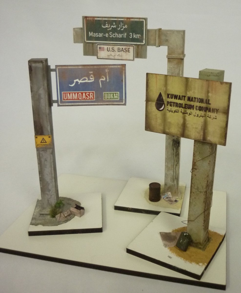 RT-Diorama 35583 Traffic sign holder No.2 1/35 – image 2