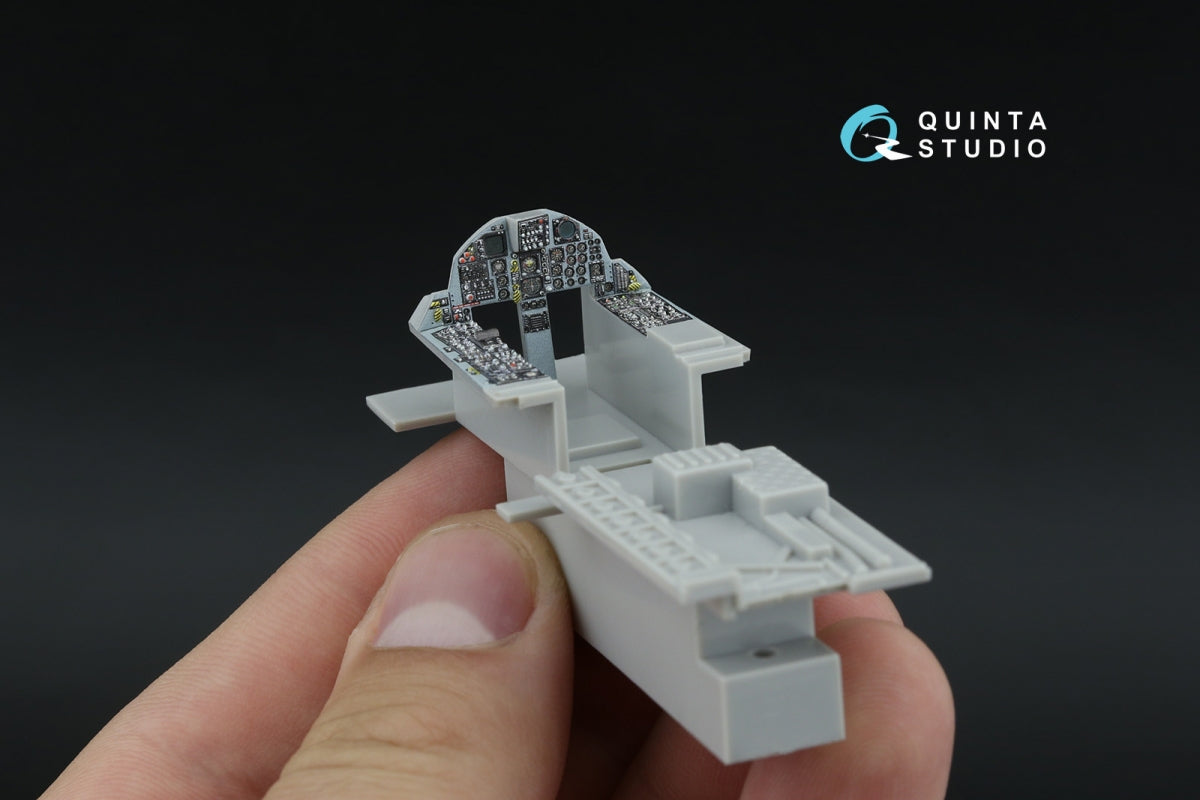 Quinta Studio QDS-48597 F-15A/F-15C Early/F-15J Early 3D-Printed &amp;amp; colored Interior on decal paper (Hasegawa) (Small version) 1/48 – image 11