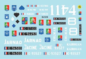 Star Decals 35-C1218 Indochine The Foreign Legion - Regiment Etranger Cavalerie 3 1/35 – obrázek 3