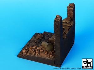 Black Dog D35014 Wall with sand bags base 1/35 – obrázek 3