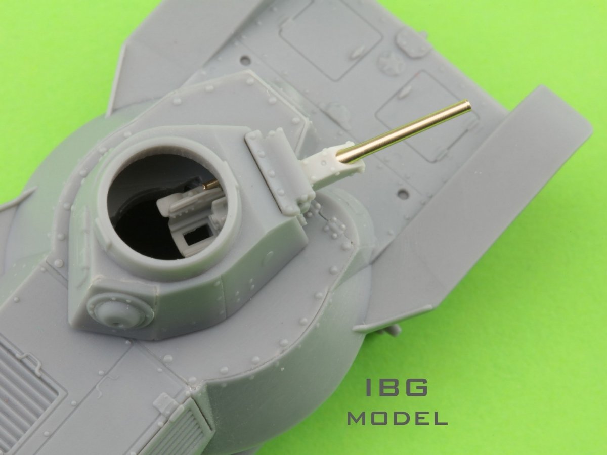 Master GM-72-015 Type 95 Ha-Go - 37 mm Type 94 gun barrel with resin mount (for IBG model) 1/72 – immagine 2