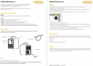 Sparmax 1MSS Arism Mini Air Compressor (Star Silver) With 2m Hose – Bild 2