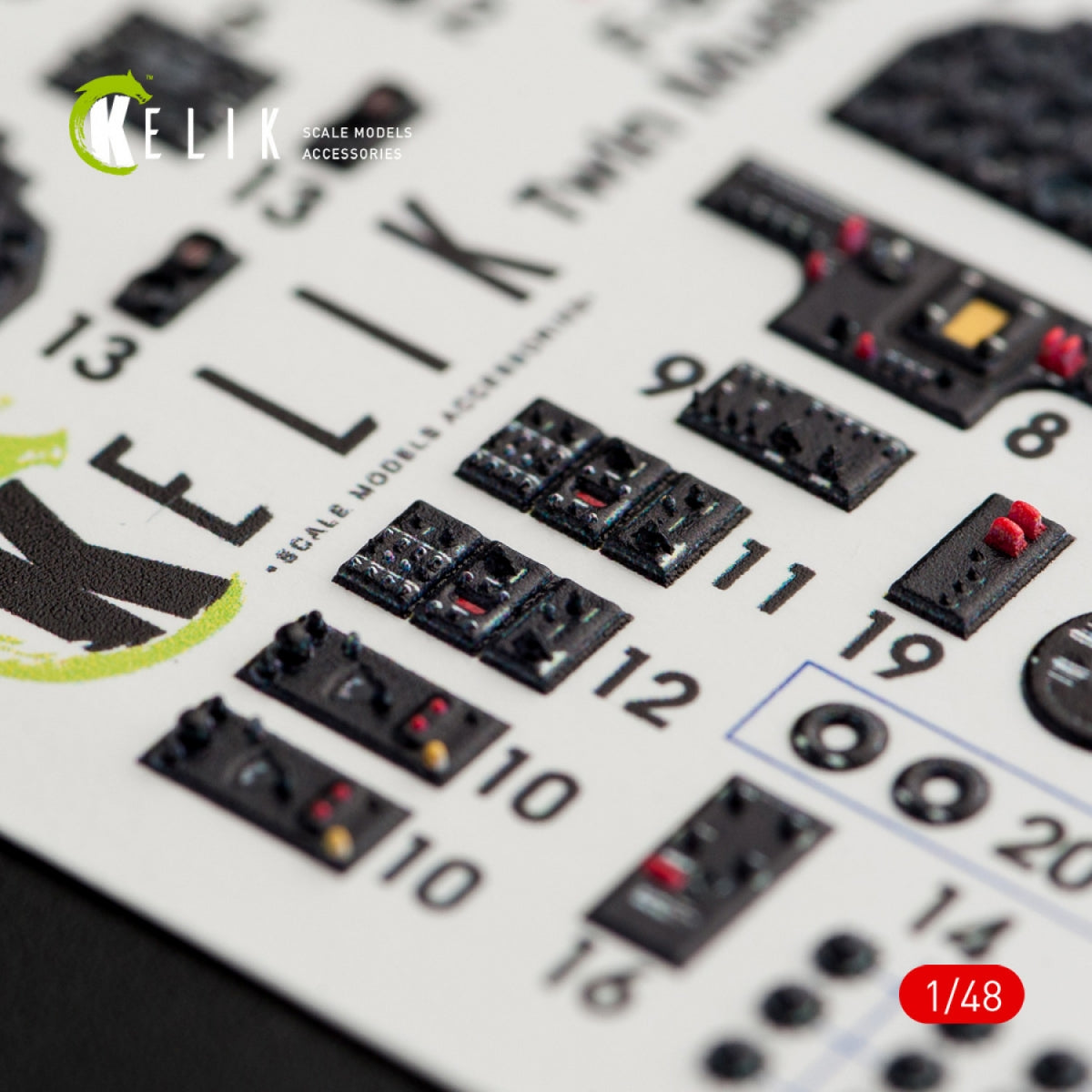 KELIK K48046 F-82 E/H TWIN MUSTANG INTERIOR 3D DECALS FOR MODELSVIT 1/48 – image 7