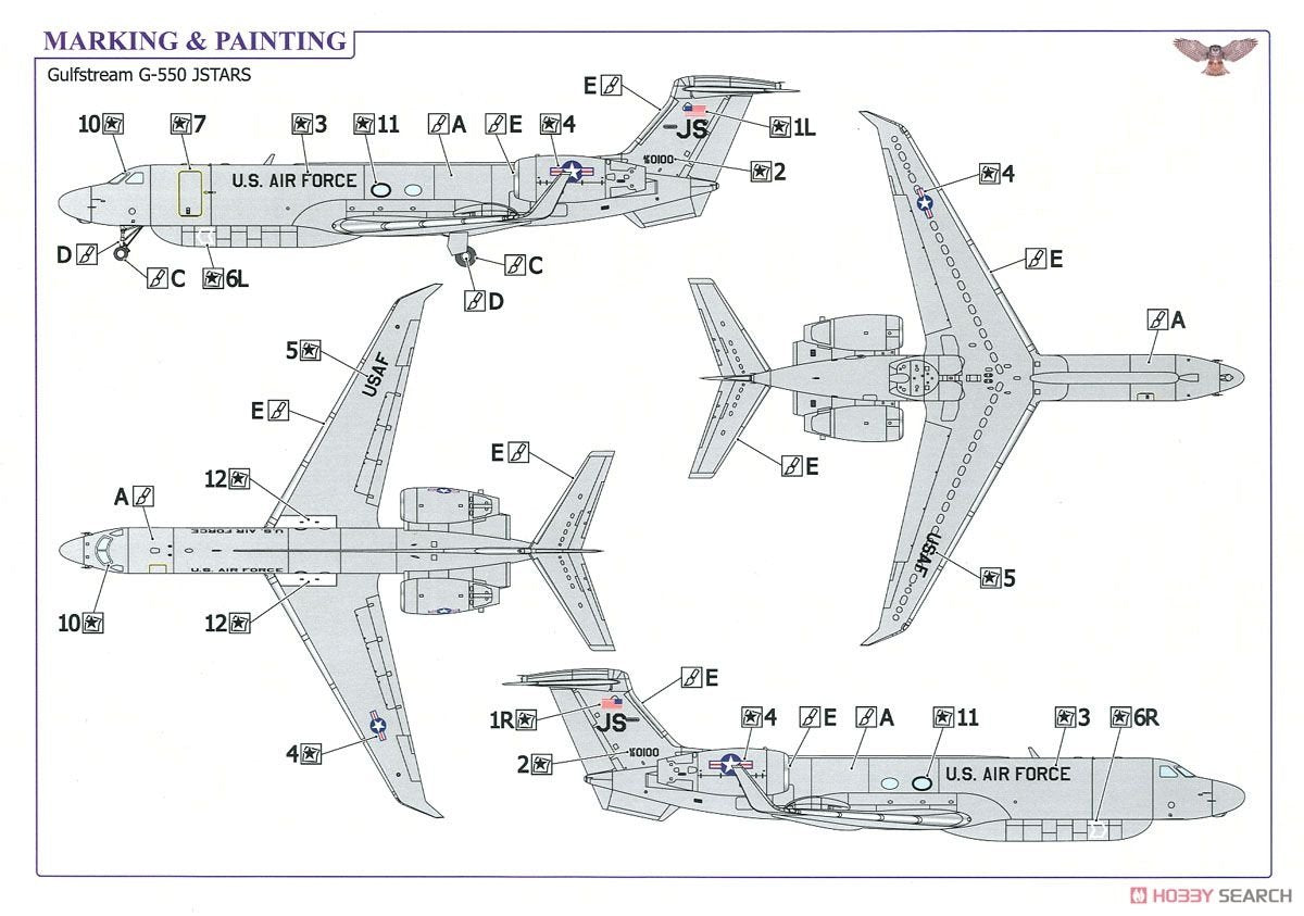 Sova 72017 Gulfstream G-550 J-STARS 1/72 – Bild 4