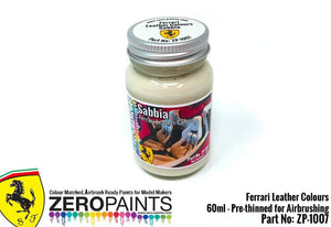Zero Paints ZP-1007SABBIA Ferrari Sabbia (Creme) Leather Color Paint 60ml