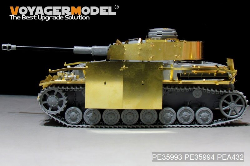 Voyager Model PEA432 WWII German Pz.Kpfw.IV Ausf.G (LateProduction) Schurzen (For Border 35001) 1/35 – Bild 2