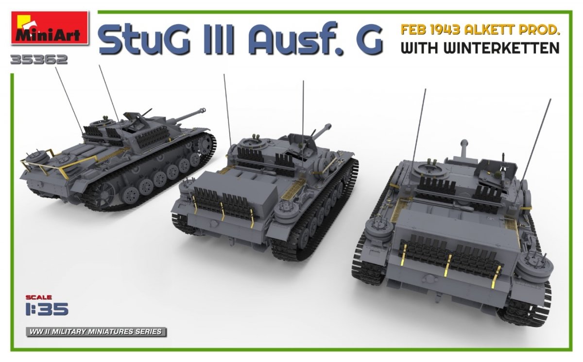 Mini Art 35362 StuG III Ausf. G FEB 1943 ALKETT PROD. WITH WINTERKETTEN 1/35 – image 5