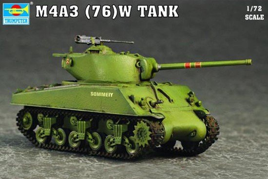 Trumpeter 07226 M4A3 76(W) TANK 1/72