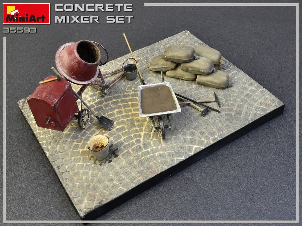 MiniArt 35593 CONCRETE MIXER SET 1/35 – Bild 4