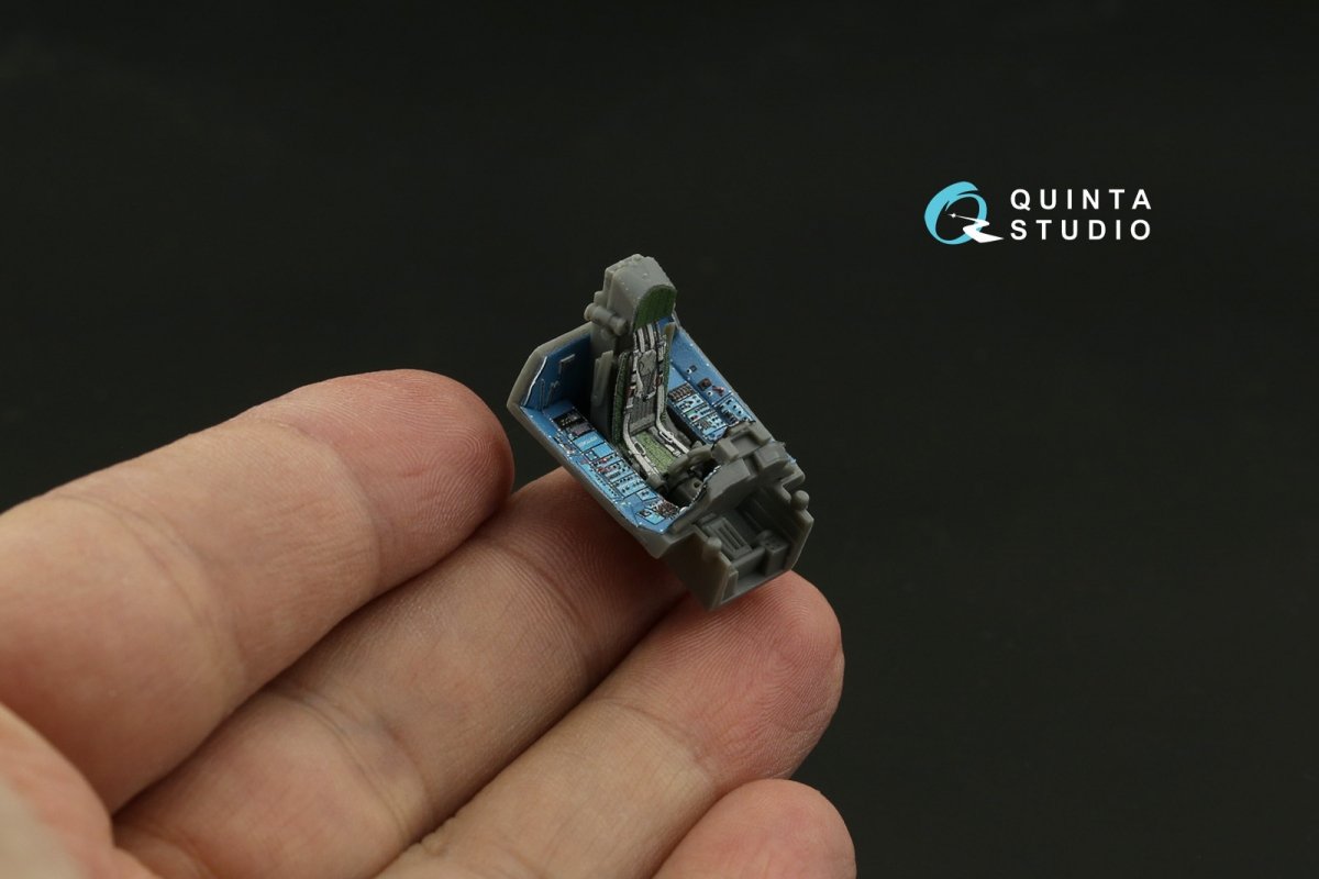Quinta Studio QD72060 Su-35S 3D-Printed &amp;amp; colored Interior on decal paper (GWH) 1/72 – obrázek 10