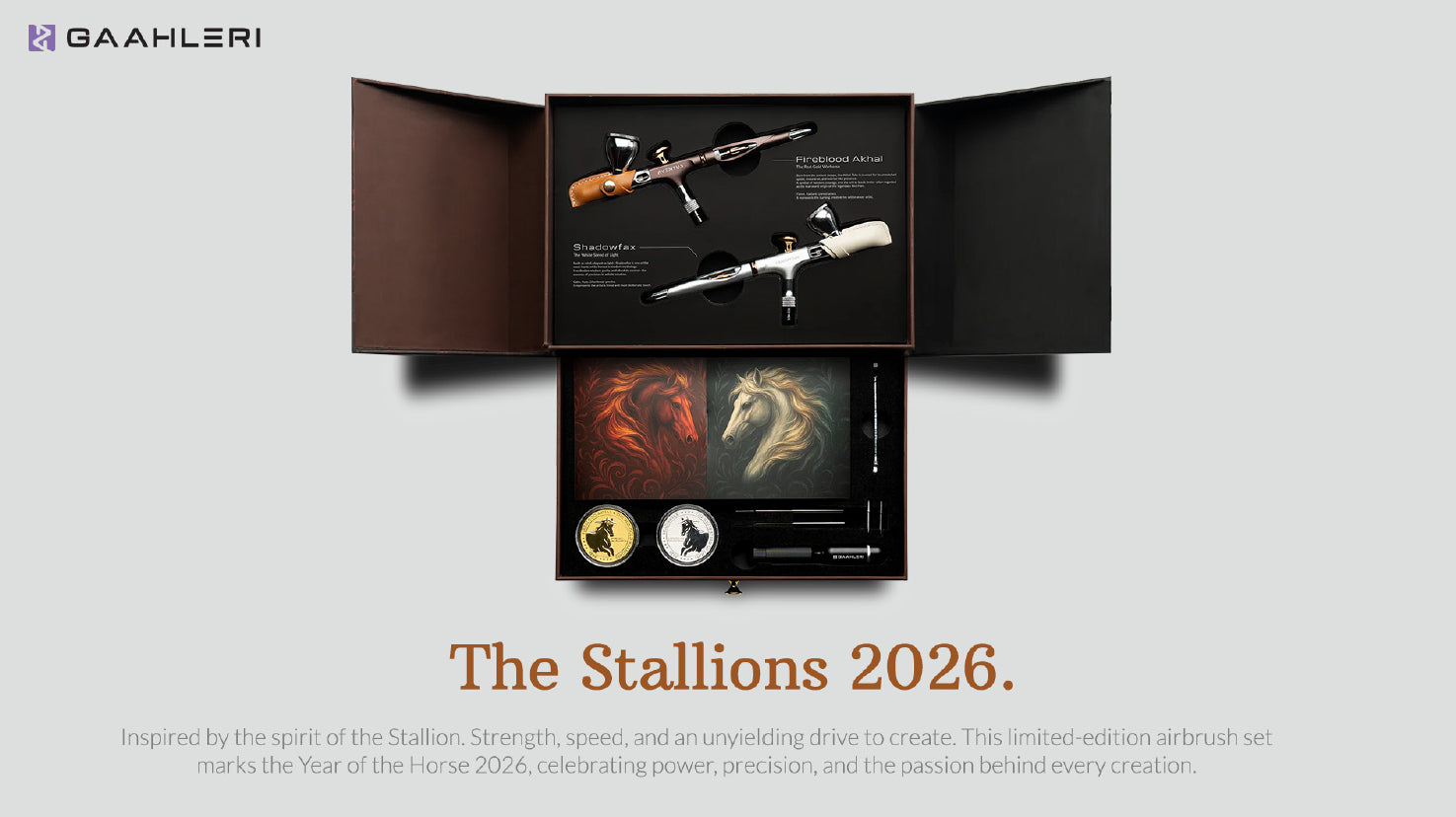 Gaahleri 47743 Gaahleri The Stallions - 2026 Limited Edition (Airbrush Aventus Series) – immagine 2
