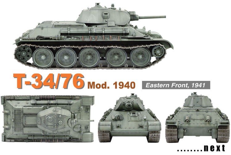 Dragon 6092 T-34/76 - 1940 Version (1/35) – obrázek 6