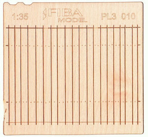 Model scene PL3-010 Wooden fence type 10 Wooden fence 1/35