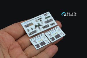 Quinta Studio QD72110 F-15E 3D-Printed &amp;amp; colored Interior on decal paper (Revell) 1/72 – image 4