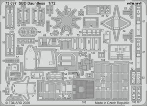 Eduard 73697 SBD Dauntless 1/72 HASEGAWA – image 2