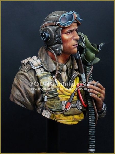 Young Miniatures YM1856 USAAF FIGHTER PILOT 1944 1/10 – imagen 8