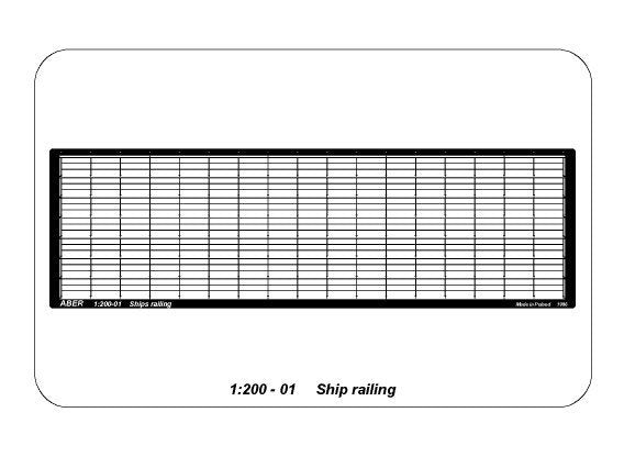 Aber 200-01 Railing 3 horizontal rods 1/200 – image 5