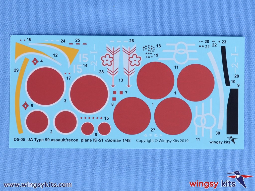 Maquette Wingsy D5-05 Avion d&amp;#39;assaut/reconnaissance IJA Type 99 Ki-51 « Sonia » 1/48  – image 15