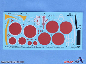 Maquette Wingsy D5-05 Avion d&amp;#39;assaut/reconnaissance IJA Type 99 Ki-51 « Sonia » 1/48  – image 15