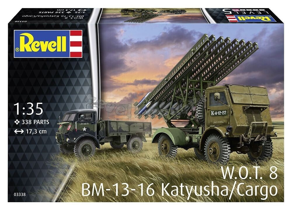 Revell 03338 WOT 8 BM-13-16 Katyusha/ Cargo 1/35 – immagine 2