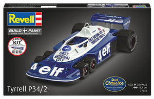 Revell 77741 Starter Kit Tyrrell P34/2 6-Wheeler 1/32