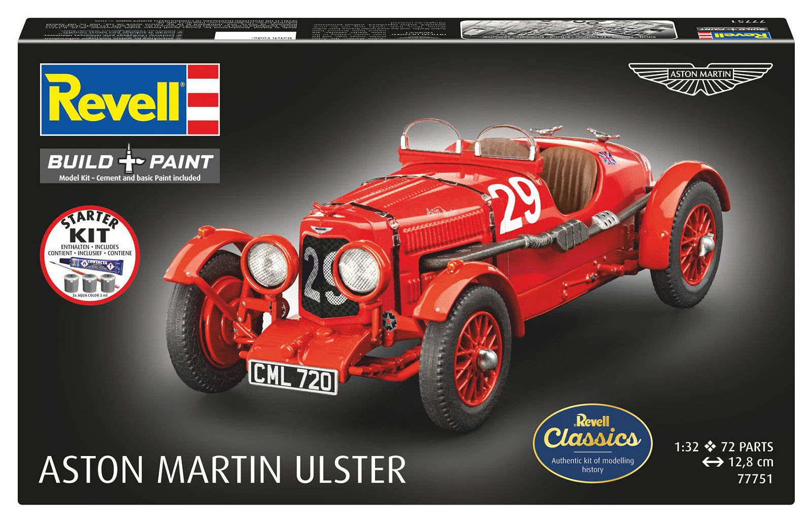 Revell 77751 Starter Kit Aston Martin Ulster 1/32