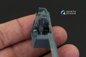 Quinta Studio QD48087 Bf 109E-4/E-7 3D-Printed &amp;amp; colored Interior on decal paper (for Eduard kit) 1/48 – Bild 6
