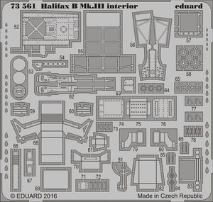 Eduard 73561 Halifax B Mk. III interior REVELL 1/72 – Bild 2