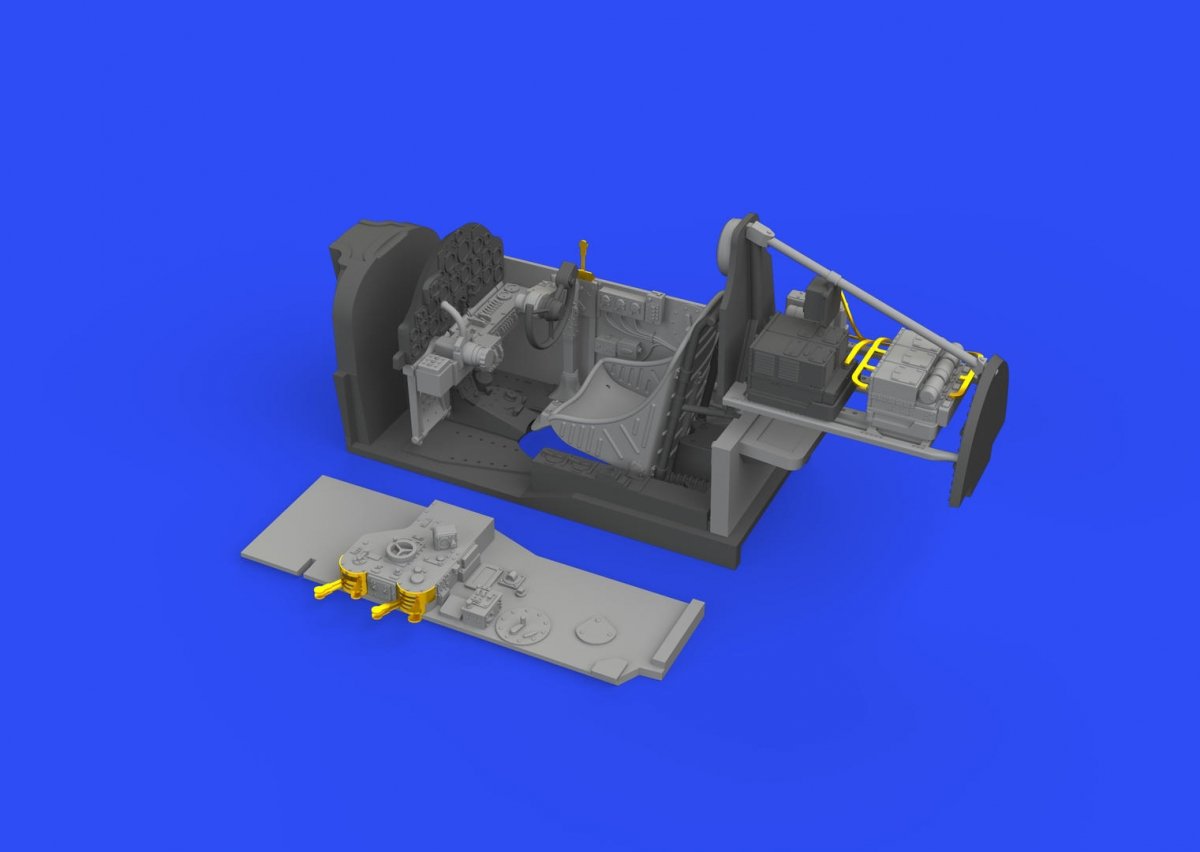 Eduard 648544 P-38F cockpit 1/48 TAMIYA – image 3