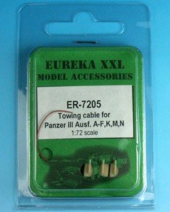 Câble de remorquage Eureka XXL ER-7205 pour PzKpfw-III Ausf. AF, K, M, N 1/72