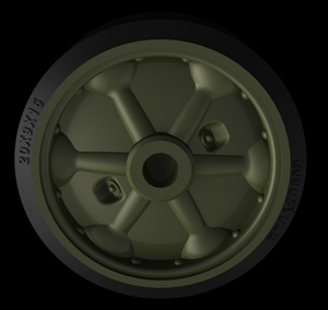 Panzer Art RE35-637 M4 “Sherman” Road wheels Pattern No7 1/35 – obrázek 2