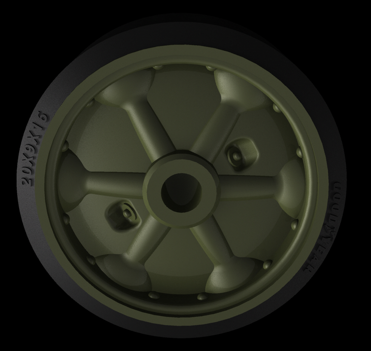 Panzer Art RE35-637 M4 “Sherman” Road wheels Pattern No7 1/35 – obrázek 2