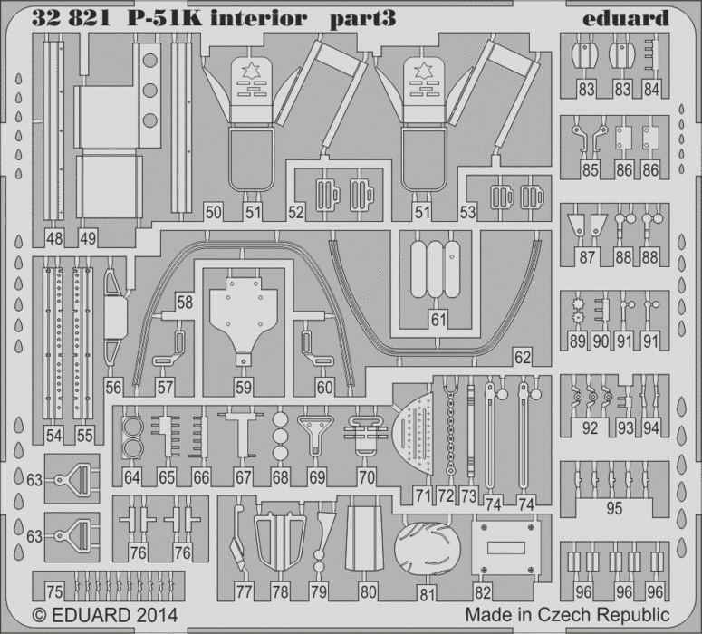 Eduard BIG3345 P-51K 1/32 Dragon – zdjęcie 6