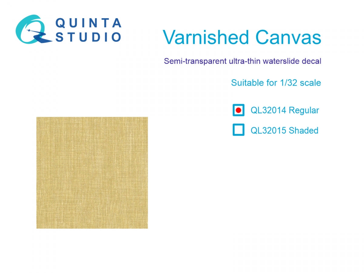 Quinta Studio QL32014 Varnished Canvas, regular 1/32